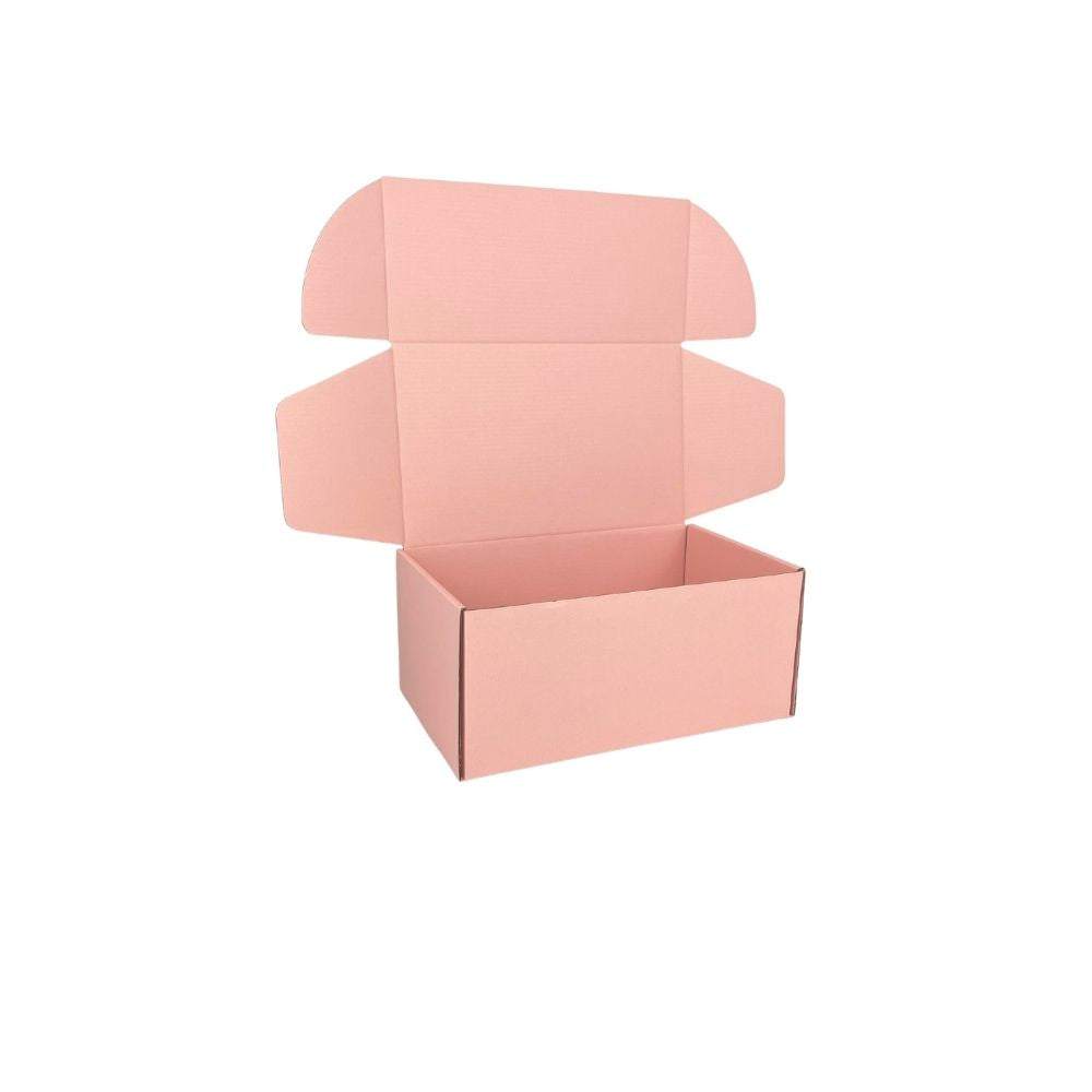 Full Rose Pink 270 x 160 x 120mm Tuck Mailing Box