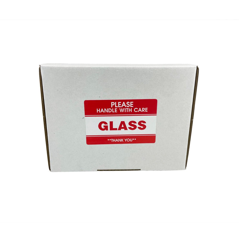 Self Adhesive Label Glass Handle With Care 105 x 57mm