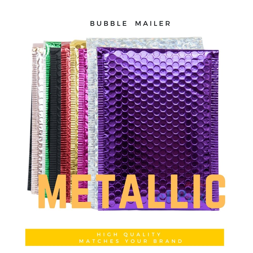 Premium Green Metallic Bubble Mailer 01 160mm x 230mm
