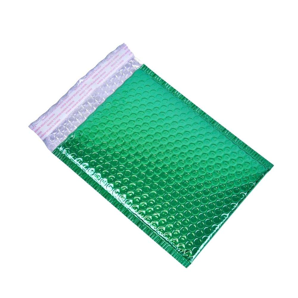 Green Metallic Bubble Mailer Size 01 160mm x 230mm