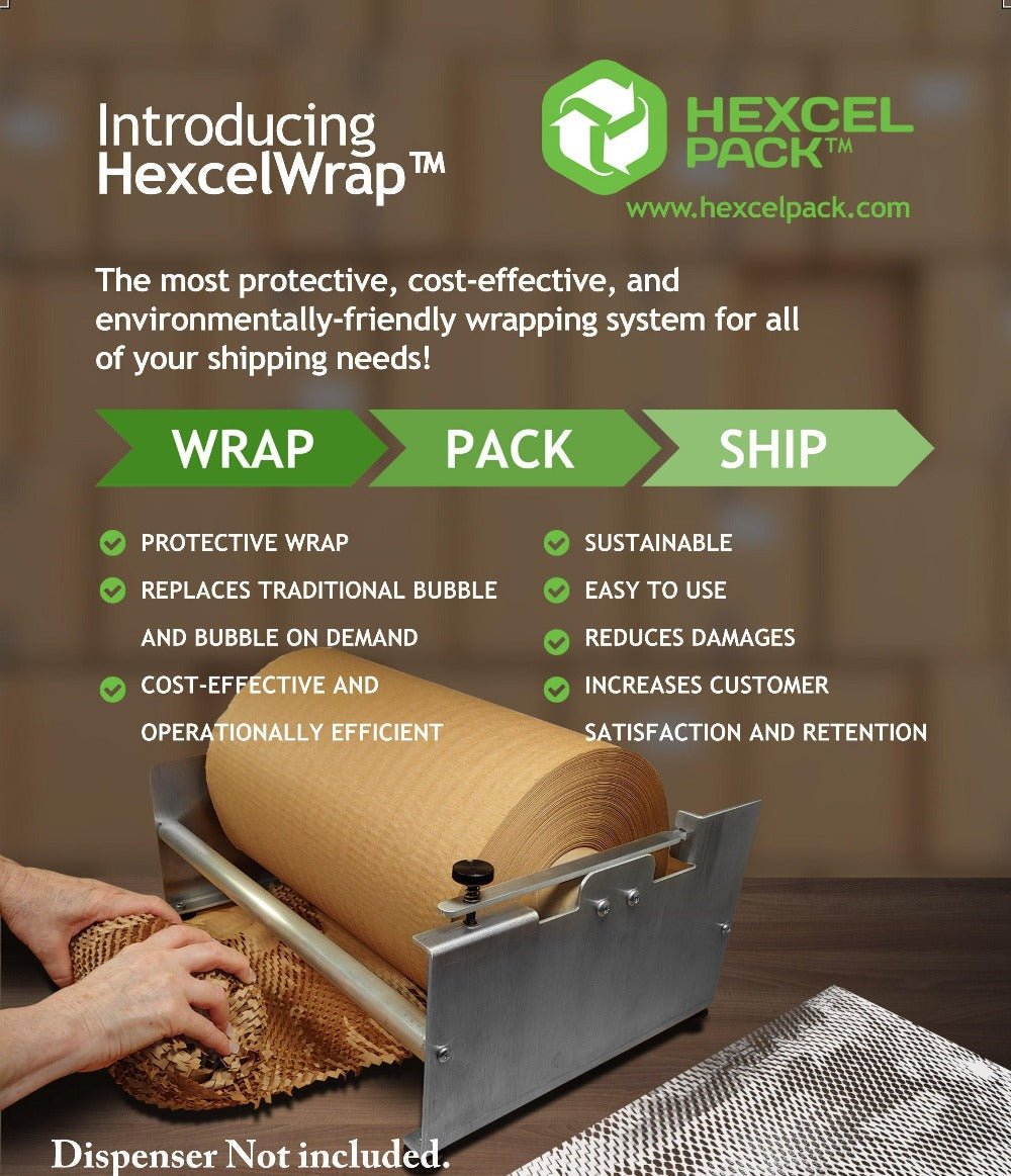Hexcel Honeycomb Wrapping Paper 390mm x 425m