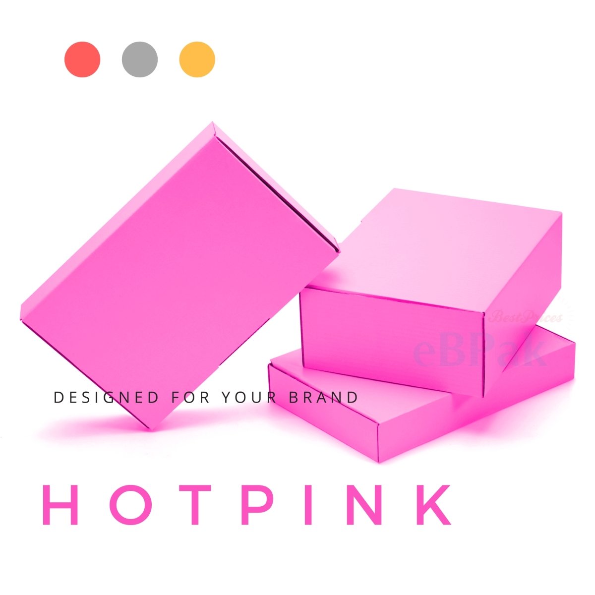 Hot Pink 220 x 160 x 77mm Mailing Box