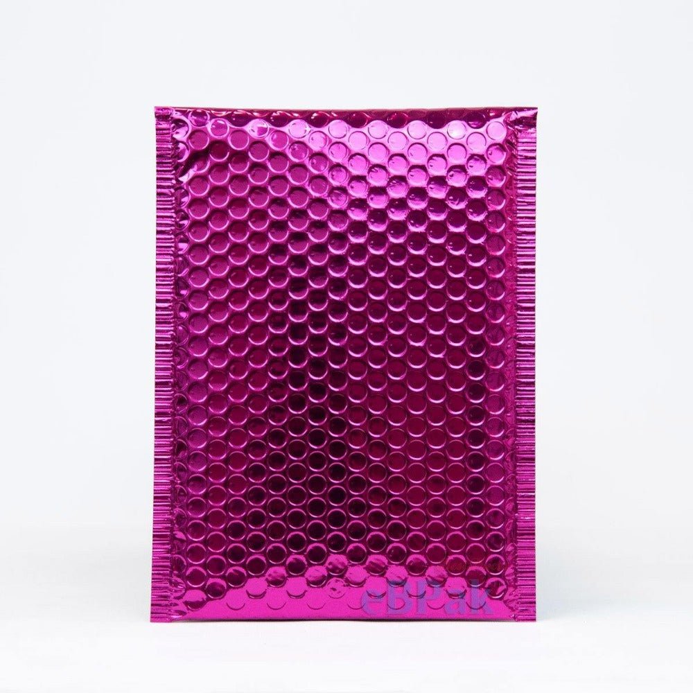 Hot Pink Metallic Bubble Mailer Size 01 160 x 230mm