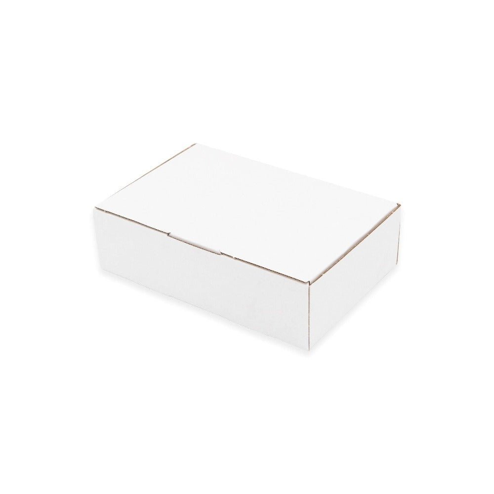 Mailing Box 210 x 110 x 45mm B94 Diecut White BoxMore