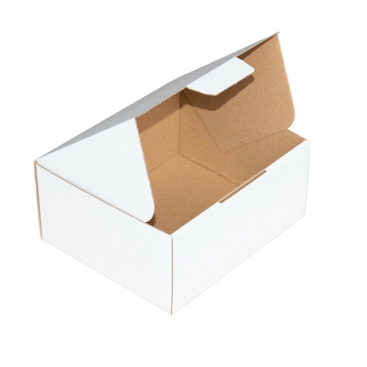 Mailing Box 265 x 265 x 150mm B128 Diecut White BoxMore