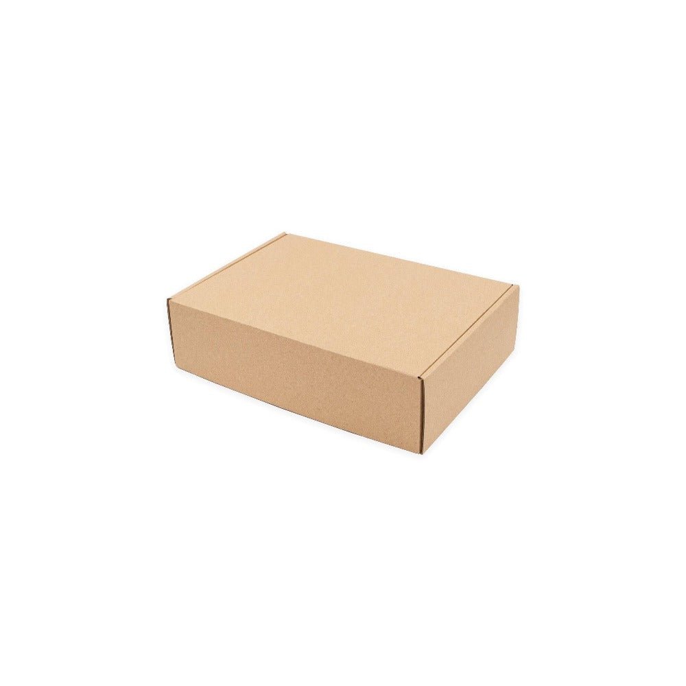 Tuck Front Mailing Box 285 x 195 x 75mm Brown B125