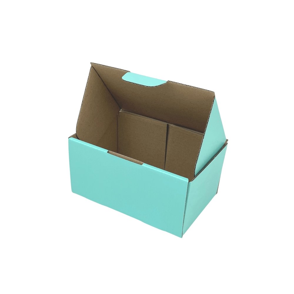 Mint Blue Mailing Box Diecut eCommerce Mailer BoxMore