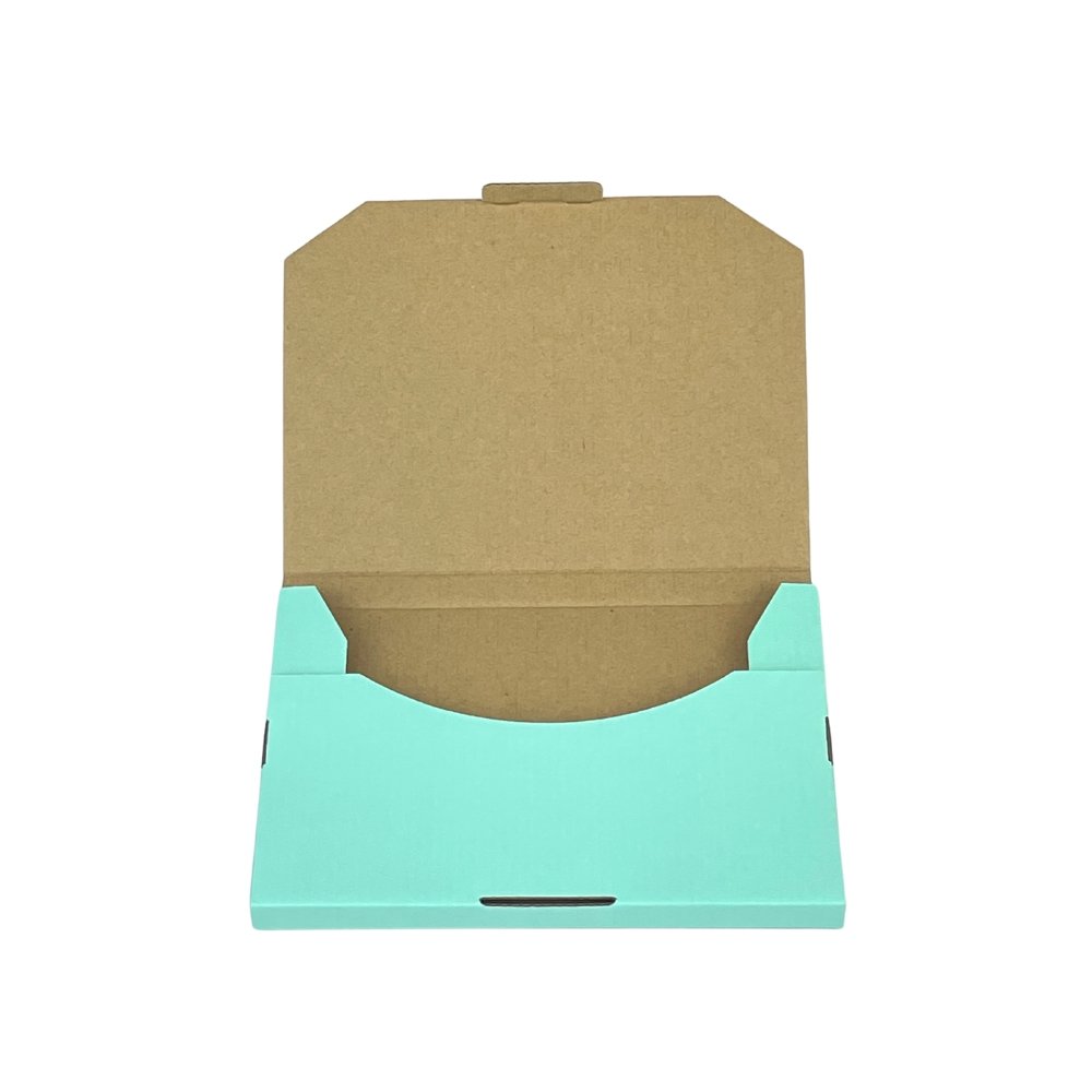 220 x 160 x 16mm Mint Blue Superflat Mailing Box B349