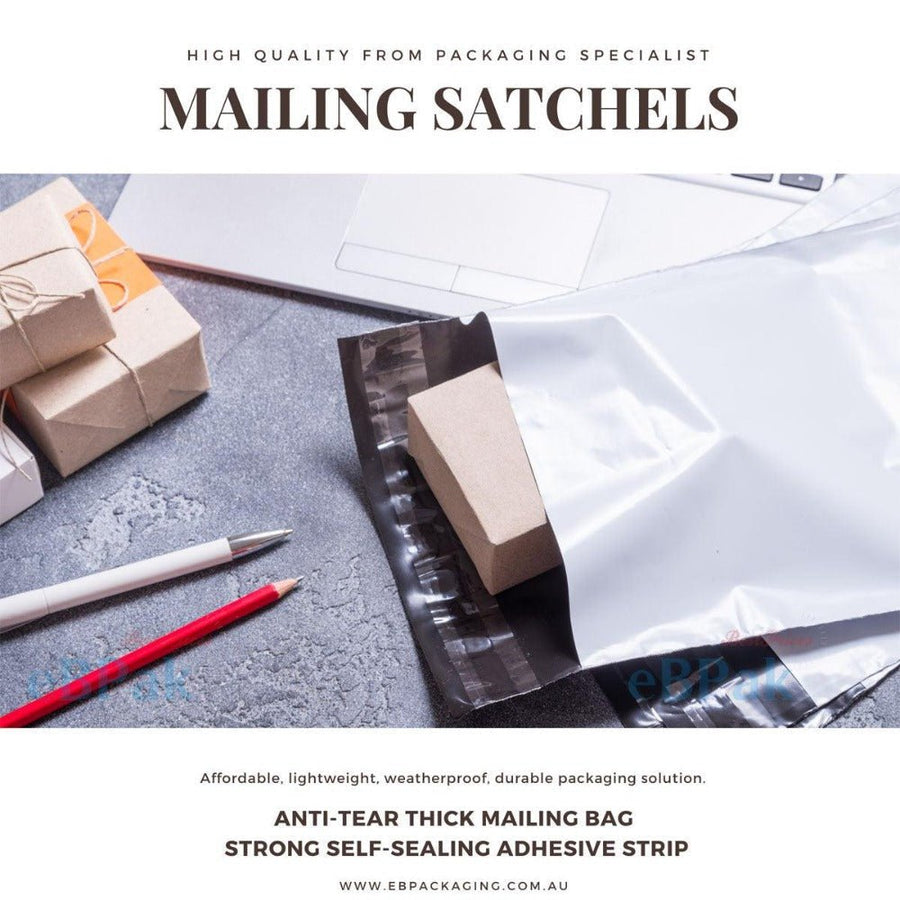 Mailing Satchel 05V 400mm x 550mm Poly Courier Mailer White M021