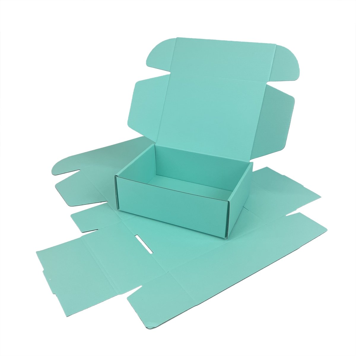 Premium 430 x 305 x 140mm Mint Blue Tuck Mailing Box