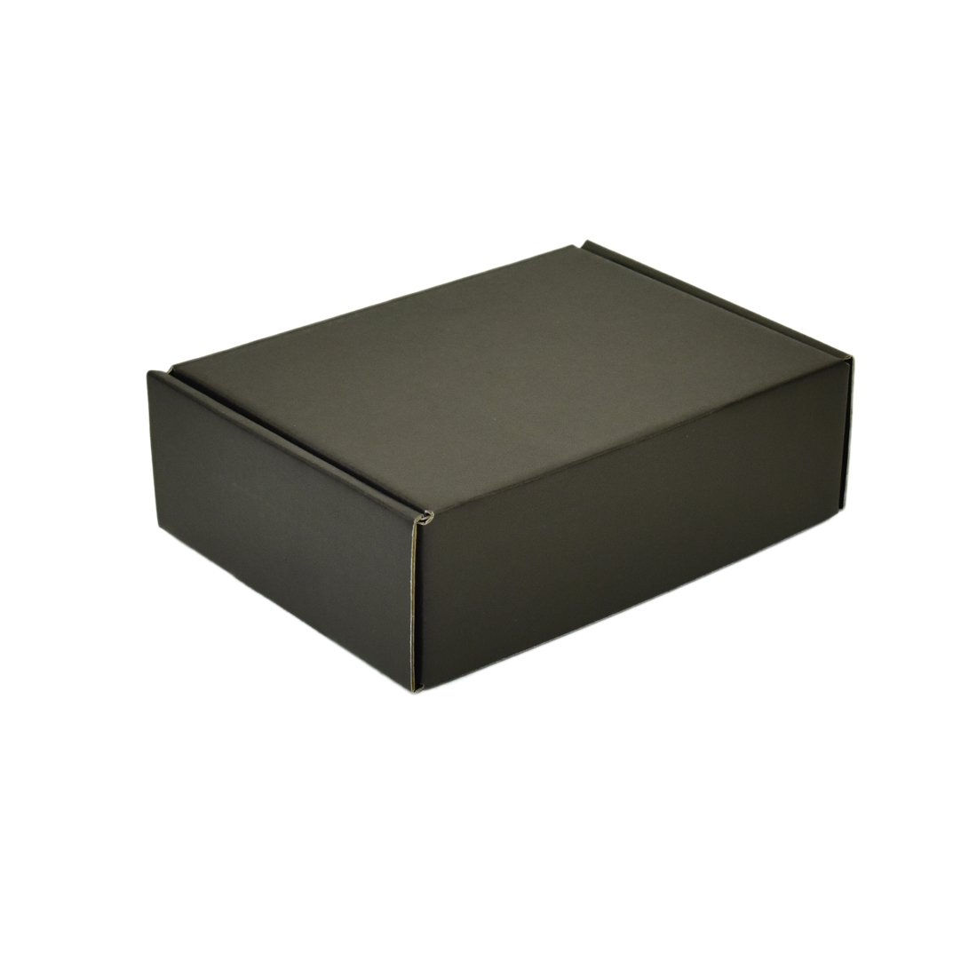 Premium Full Black Tuck Mailing Box 174 x 128 x 53mm B191