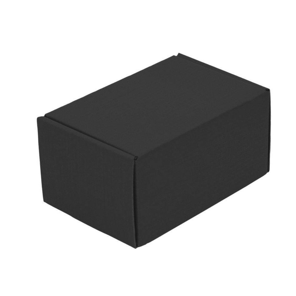 Premium Full Black Tuck Mailing Box 220 x 160 x 100mm
