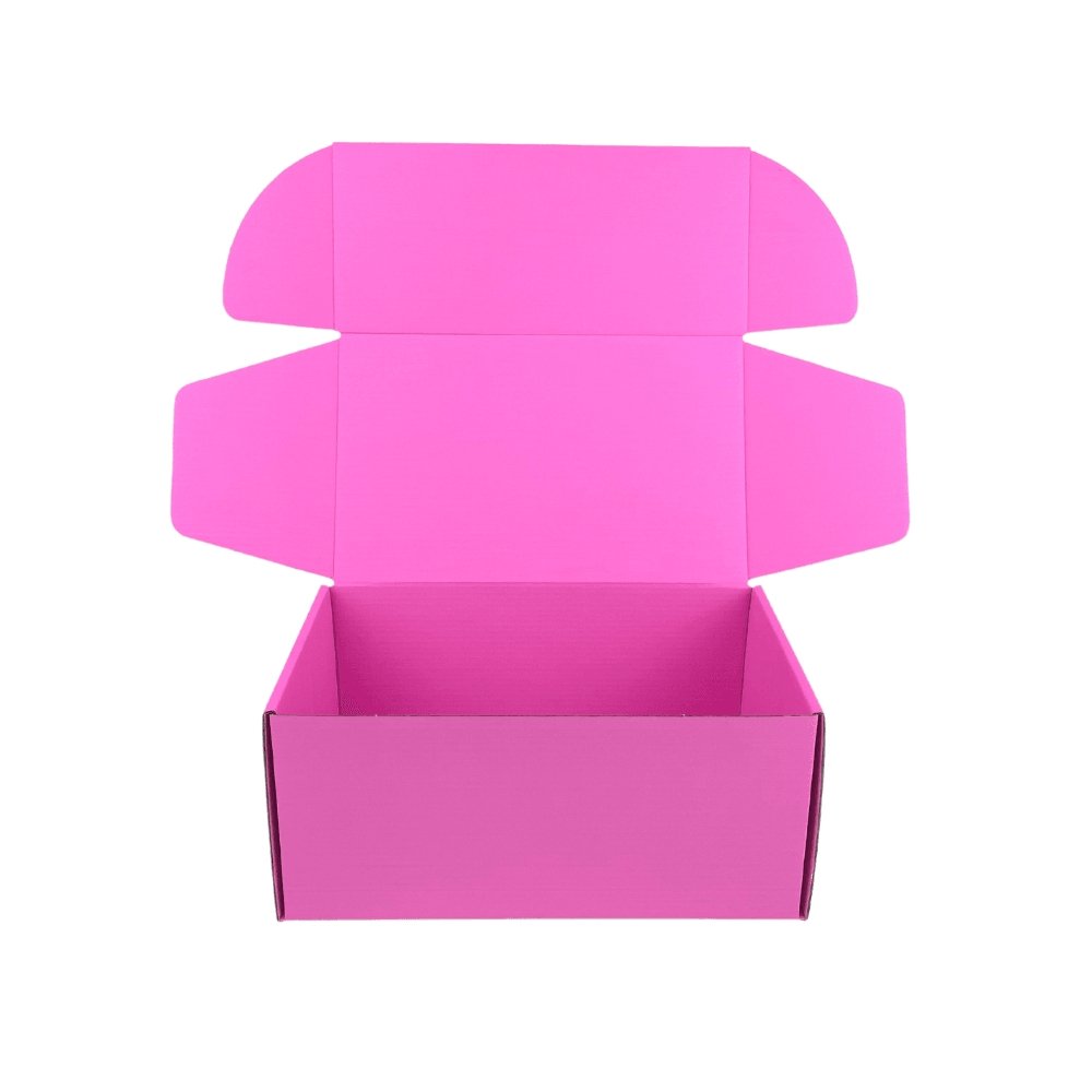 Premium Full Hot Pink Tuck Mailing Box 270 x 160 x 120mm B264 BoxMore