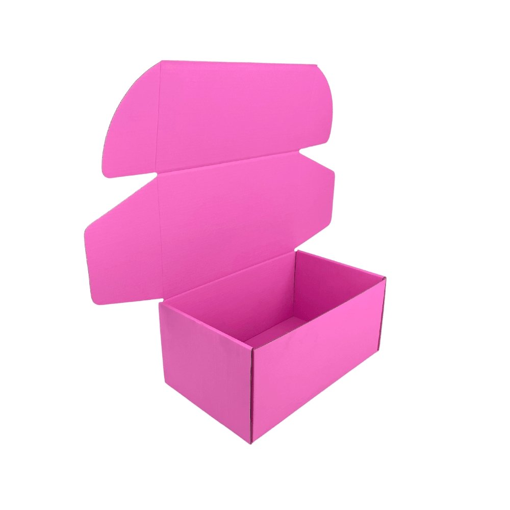 Premium Full Hot Pink Tuck Mailing Box 270 x 160 x 120mm
