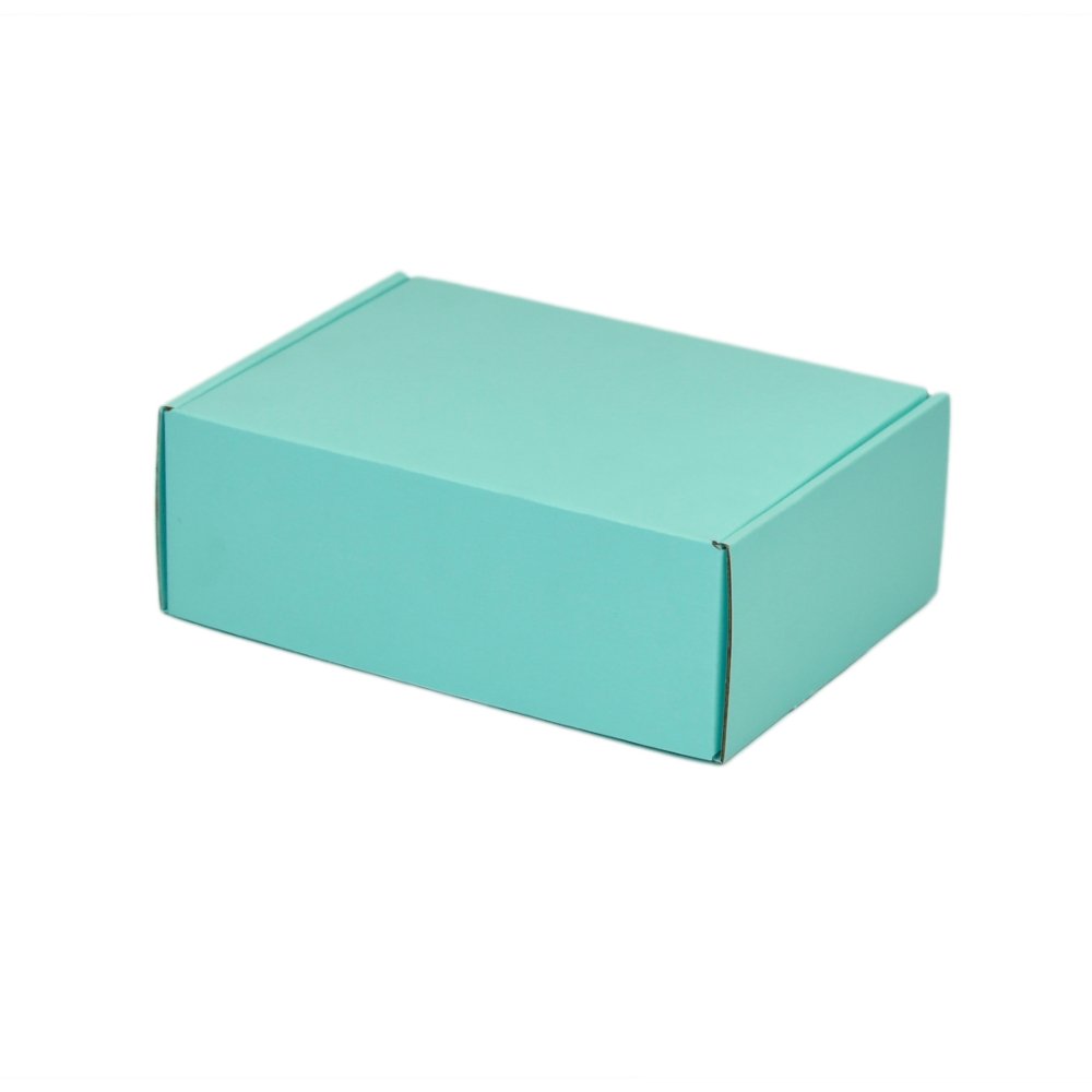 Premium Full Mint Blue 220 x 160 x 77mm Tuck Mailing Box B312 BoxMore