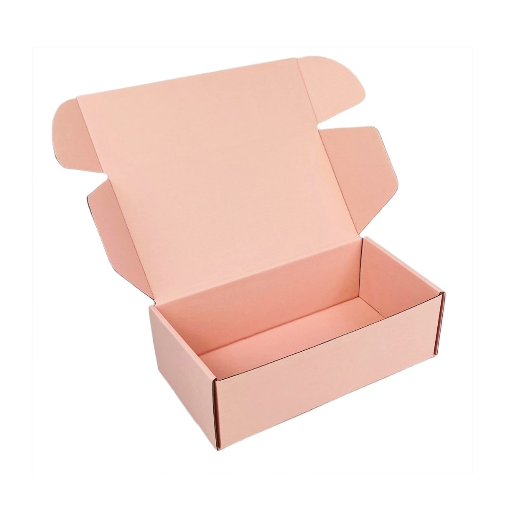 Premium Full Rose Pink Mailing Box B309 240 x 125 x 75mm
