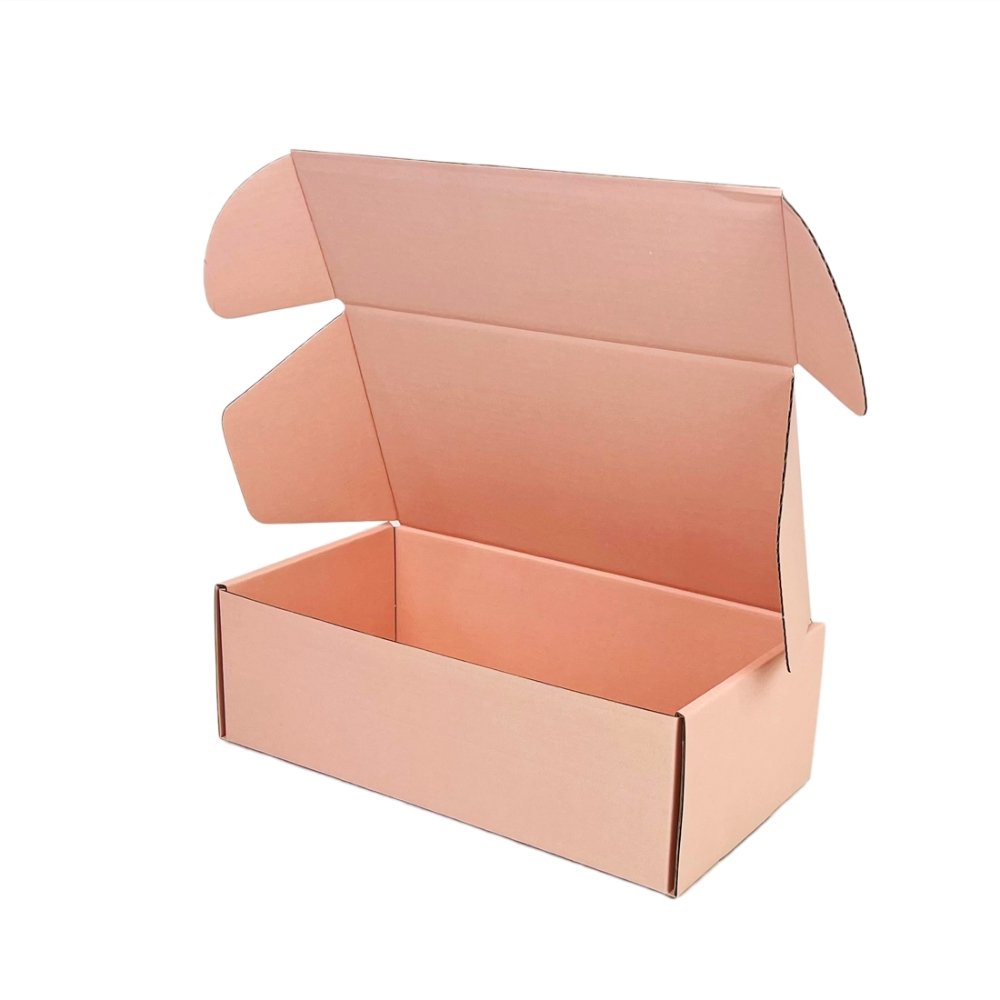Premium Full Rose Pink Mailing Box B309 240 x 125 x 75mm