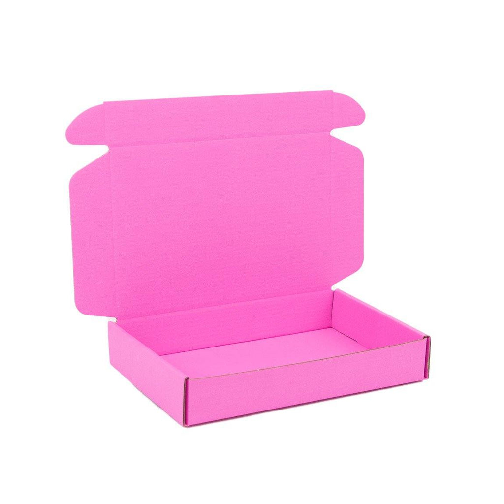 Premium Hot Pink 220 x 145 x 35mm Tuck Front Mailing Box B259 | eBPak