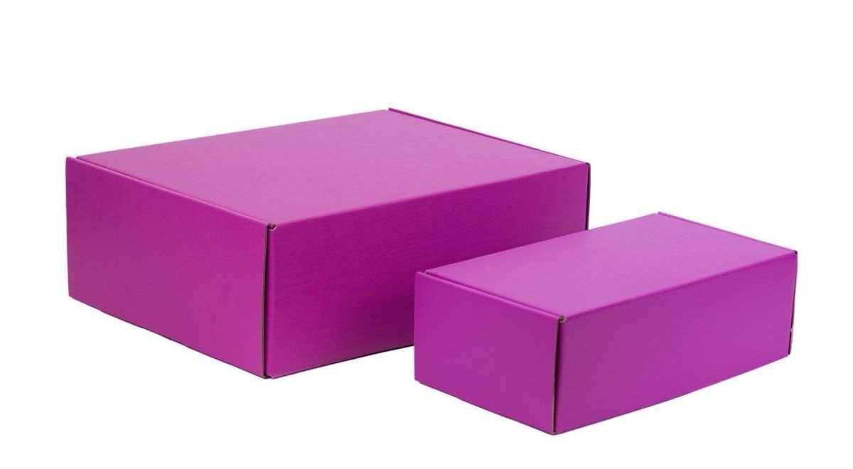 310 x 230 x 105mm Premium Purple A4 Tuck Mailing Boxes