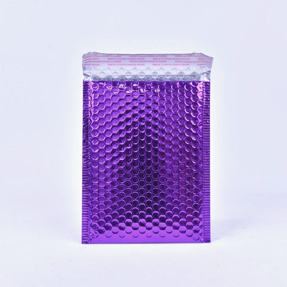Premium Purple Metallic Bubble Envelope 01 160mm x 230mm