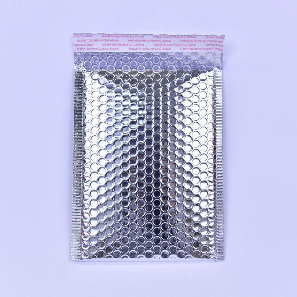 Silver Metallic Bubble Envelope 01 160mm x 230mm