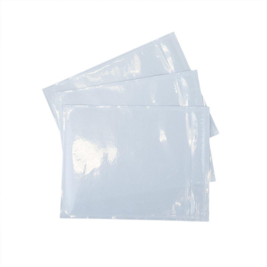 White Plain Document Enclosed Pouch 110 x 150mm Sticky Envelope - eBPak